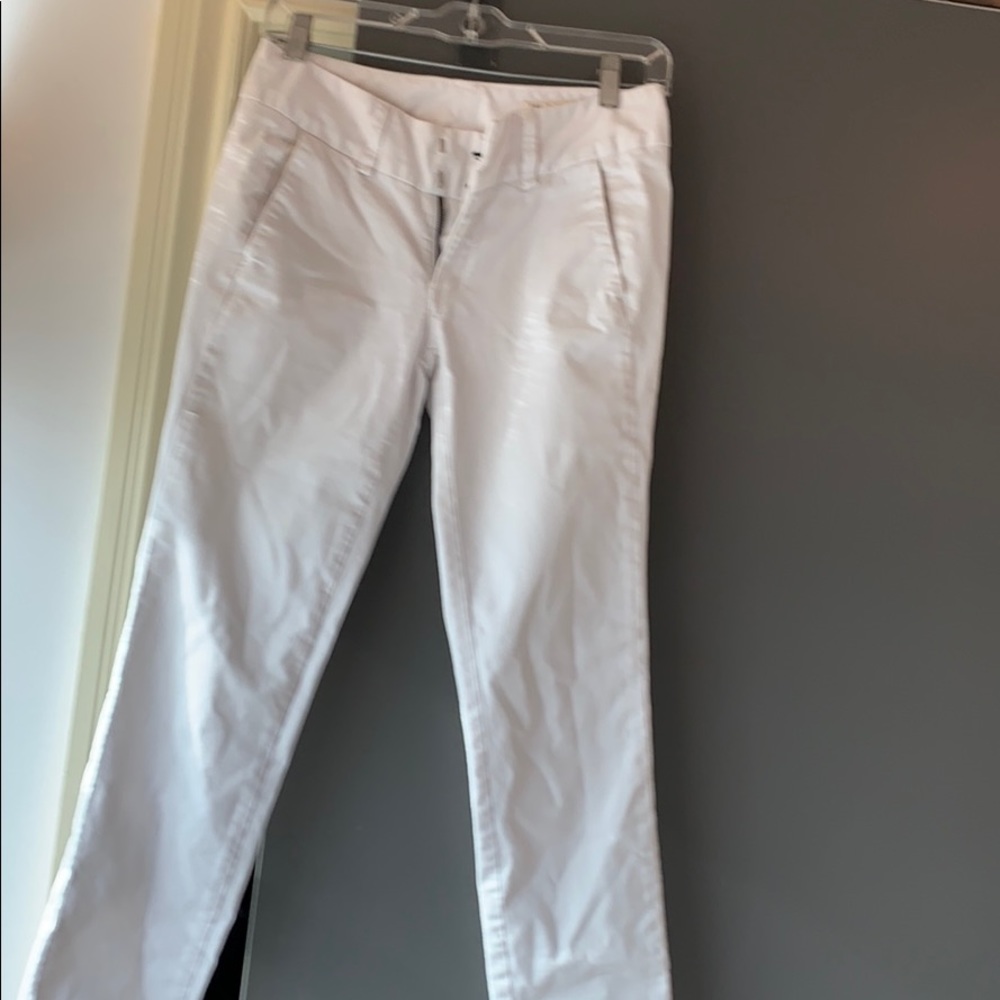 Rag and Bone white trouser jeans
